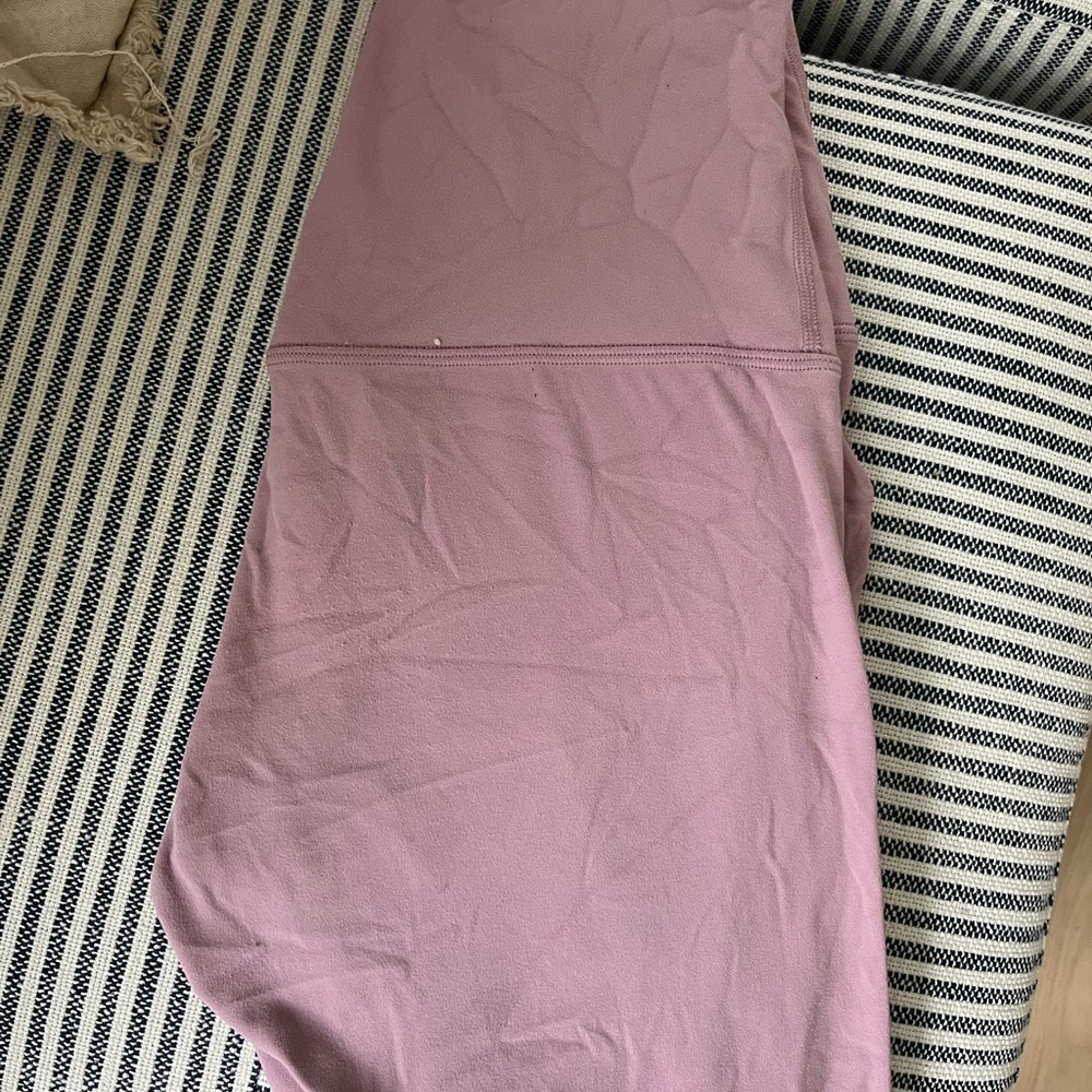 lululemon light pink align leggings 28 inch